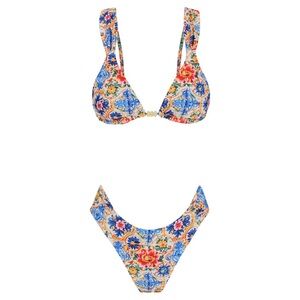 Vibrant Floral Bikini Set